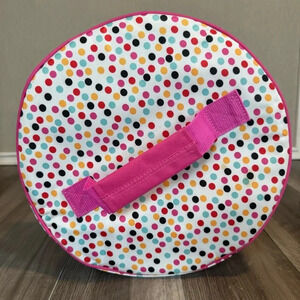 Sachi Insulated Food Carrier Cooler 12” Round Tote Bag Pie Salad Casseroles